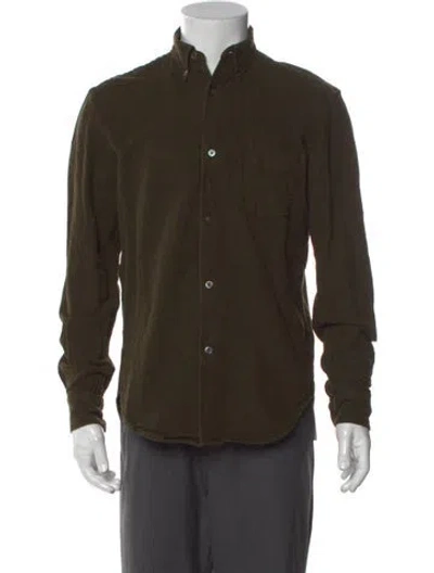 Pre-owned Our Legacy Long Sleeve Dress Shirt In Green