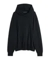Our Legacy Long-sleeve Knitted Hoodie In Black