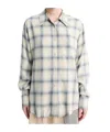 Our Legacy Forever Plaid-pattern Shirt In Gray
