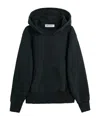 Our Legacy Relic Cropped Distressed Cotton-jersey Hoodie In Black