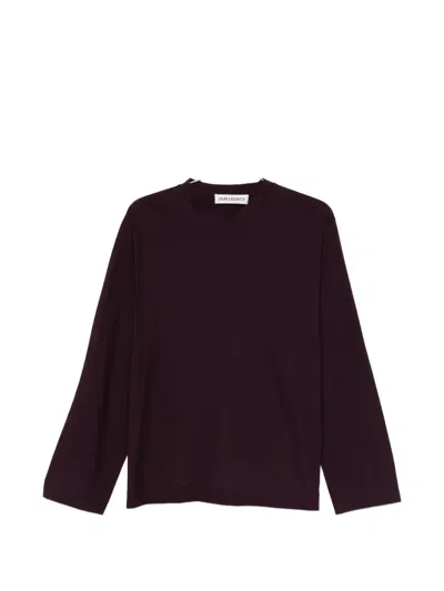 Our Legacy Long-sleeve T-shirt In Purple
