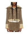 Our Legacy Long Sleeved Button-down Jacket In Multicolor