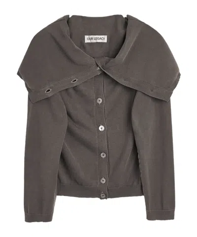 OUR LEGACY OUR LEGACY OPEN FRONT CARDIGAN