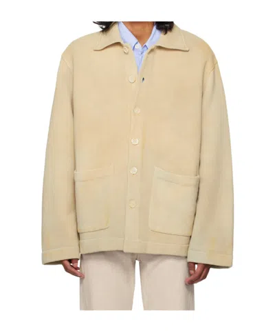 Our Legacy Long-sleeved Casual Jacket In Nude