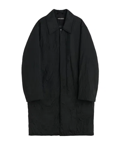 Our Legacy Long-sleeved Coat In Black