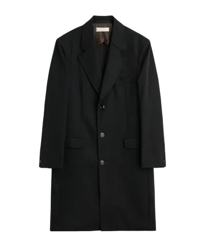 Our Legacy Long-sleeved Coat In Black