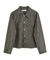 Our Legacy Long-sleeved Denim Jacket In Black