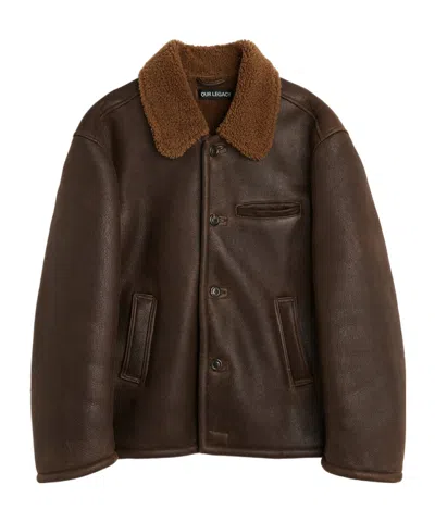 OUR LEGACY OUR LEGACY ALASKA SHEARLING JACKET
