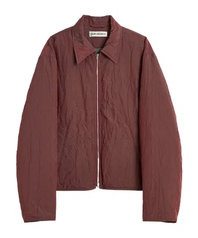 OUR LEGACY OUR LEGACY SLIGHT ZIP-UP JACKET