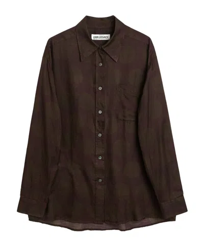 OUR LEGACY OUR LEGACY ESSENTIAL BUTTON-UP TOP