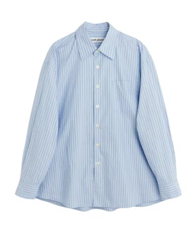 Our Legacy Long-sleeved Shirt In Blue