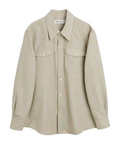 Our Legacy Long-sleeved Shirt In Nude