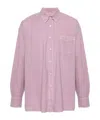 Our Legacy Purple Borrowed Shirt In Pink