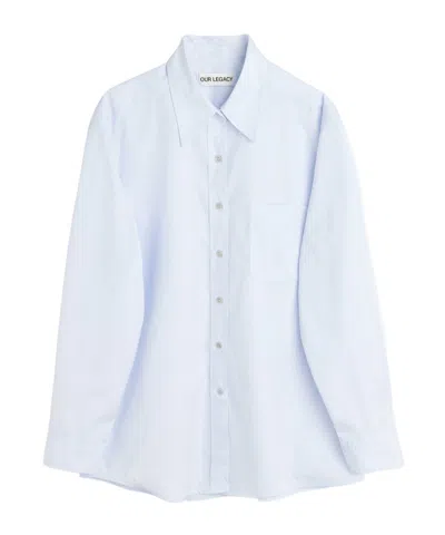 Our Legacy Long-sleeved Shirt In White