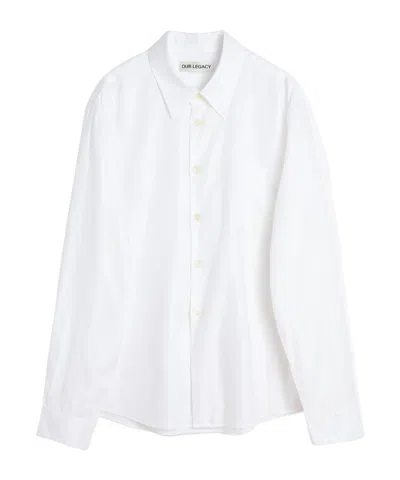 Our Legacy Long-sleeved Shirt In White