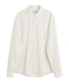 Our Legacy Off-white Coco Shirt With Point Collar And Mother Of Pearl Buttons In White