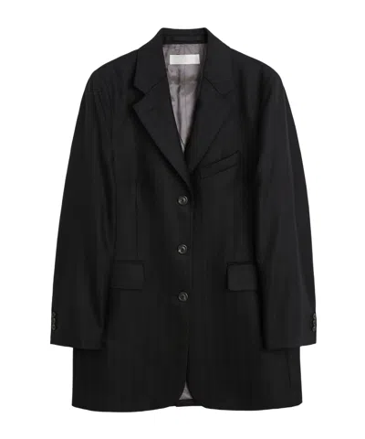 Our Legacy Long-sleeved Suit Coat In Black