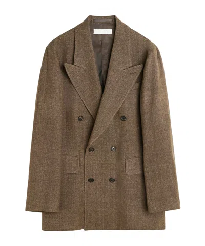 Our Legacy Long-sleeved Suit Coat In Green