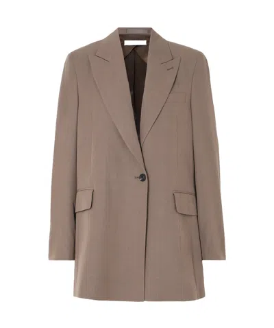 Our Legacy Long-sleeved Suit Coat In Brown