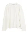 Our Legacy Boxy-fit Long Sleeve T-shirt With Ribbed Neckline In White