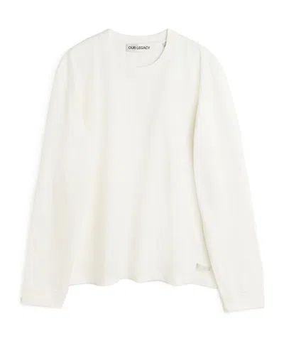 Our Legacy Long-sleeved T-shirt In White