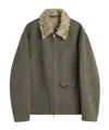 Our Legacy Wool Blend Single Breasted Coat In Green