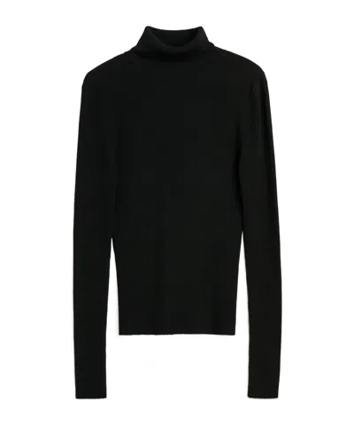 Our Legacy Long-sleeve Knit Top In Black