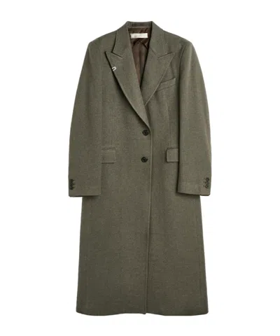 Our Legacy Long-sleeved Coat In Green