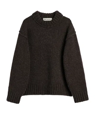 Our Legacy Long-sleeved Sweater In Brown