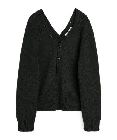 Our Legacy Long-sleeved Sweater In Black