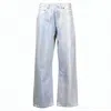Our Legacy Loose-fit Jeans With Foil Finish In Silver