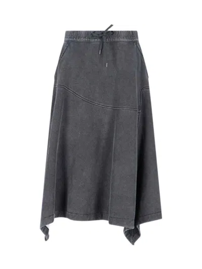 Our Legacy Lounge Midi Skirt - Grey In Gray