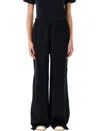 Our Legacy Lounge Jogging Formal Pant In Black Canvas Jersey