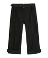 Our Legacy Low-rise Capri Pants In Black