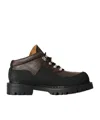 Our Legacy Ankle Boots With Round Toe And Lug Sole In Black