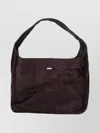 Our Legacy Luxurious Shoulder Bag Fur Texture In Brown