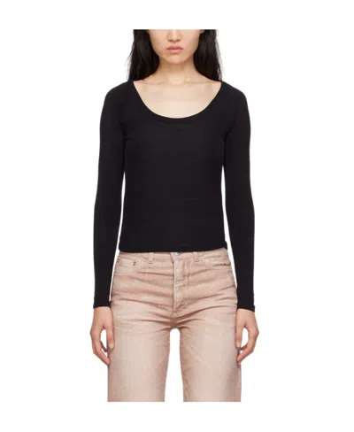 Our Legacy Lyocell-blend Knitted Top In Black