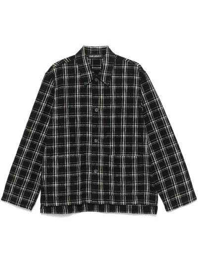 OUR LEGACY OUR LEGACY HAVEN JACKET,M4242HB BLACK WHITE HELIX