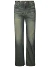 Our Legacy Women S Boot Cut Jeans Malibu Sand Wash In Blue