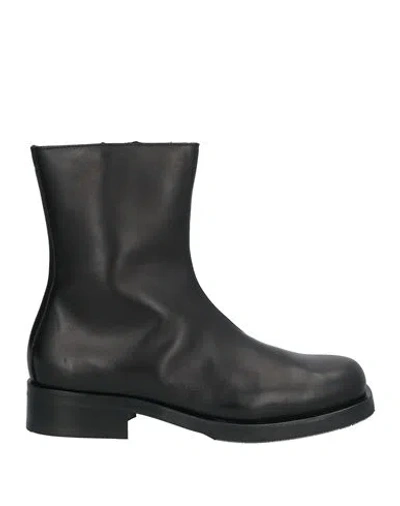 Our Legacy Man Ankle Boots Black Size 6 Leather