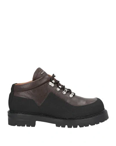 Our Legacy Man Ankle Boots Dark Brown Size 8 Leather