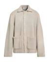 Our Legacy Man Cardigan Light Green Size 40 Cotton In Neutral