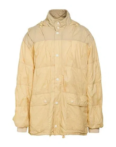 OUR LEGACY OUR LEGACY MAN JACKET PASTEL YELLOW SIZE 38 POLYAMIDE, POLYURETHANE