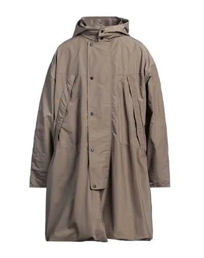 Our Legacy Man Overcoat & Trench Coat Taupe Size 40 Polyamide, Polyester In Gray