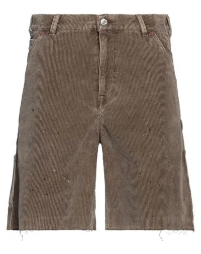 Our Legacy Man Shorts & Bermuda Shorts Khaki Size 38 Cotton
