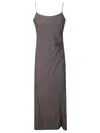 Our Legacy Maxi Dress With Adjustable Straps In Brown