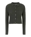 Our Legacy Dark Green Alpaca Blend Mazzy Cardigan In Green