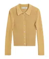 Our Legacy Sand-coloured Ribbed Cotton Cardigan In Nude