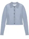 Our Legacy Long-sleeved Knitted Cardigan In 蓝色