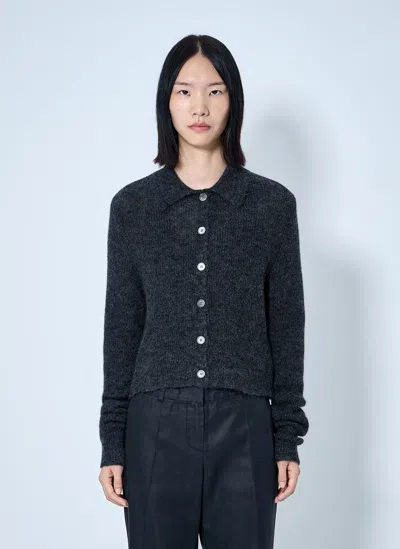 Our Legacy Mazzy Polo Cardigan In Blue